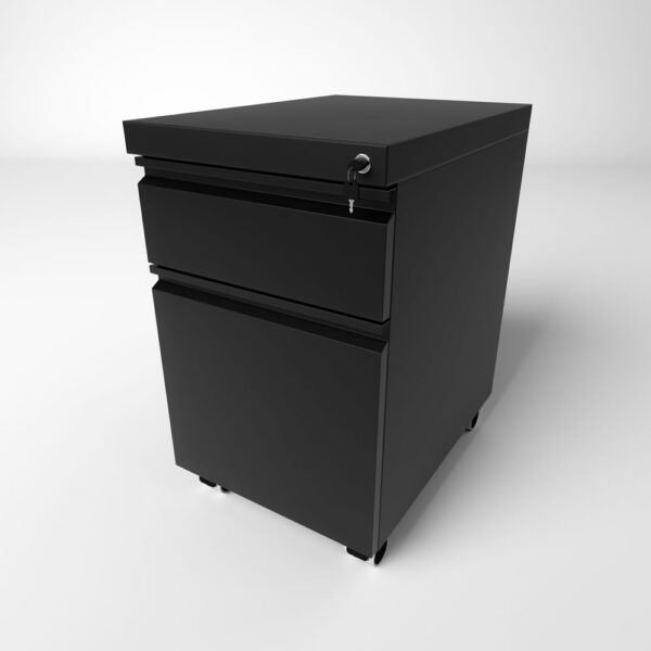 Archivador de Dos Cajoneras + Cerradura Metálica