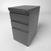 Archivador de Tres Cajoneras + Cerradura Metálica - Imagen 2