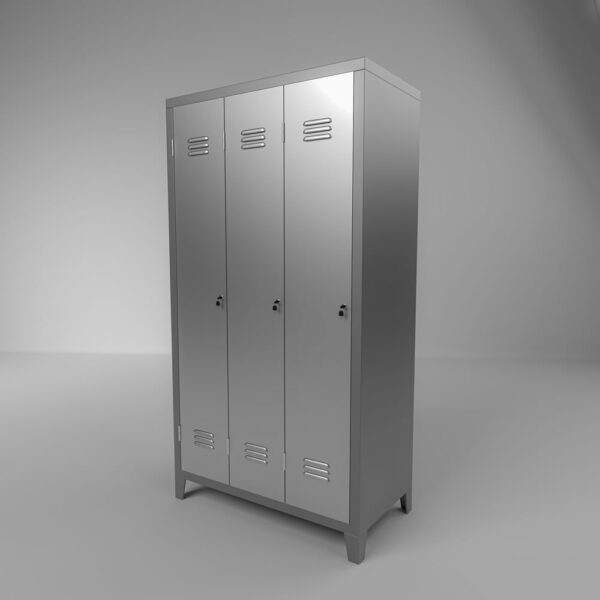Armario Metálico - Organizador 3 Puertas